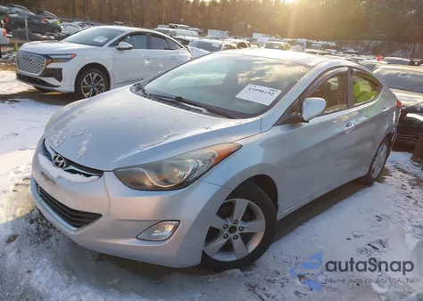 2013 Hyundai Elantra Gls from USA, damaged, VIN KMHDH4AE8DU660468